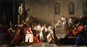 Shakespeare's line 'et tu, Brute?' captured Caesar's shock at the treachery of his protege