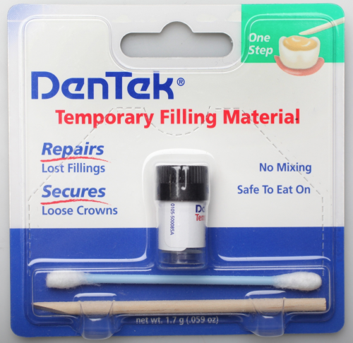 A DenTek temporary filling kit